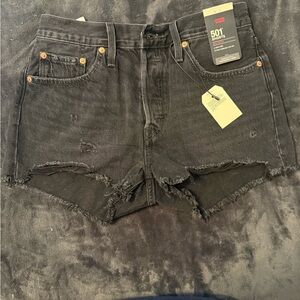 Levi's Women's Black 501 Shorts